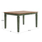 Solid Wood 48-65.7" Extendable Counter Height Dining Table - Antique Sage