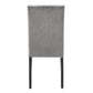 Nailhead Velvet Upholstered Chairs (Set of 2) - Sida Dining Chair, Gray