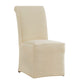 Slipcovered Rolled Back Parsons Chairs (Set of 2) - Cream Slipcover