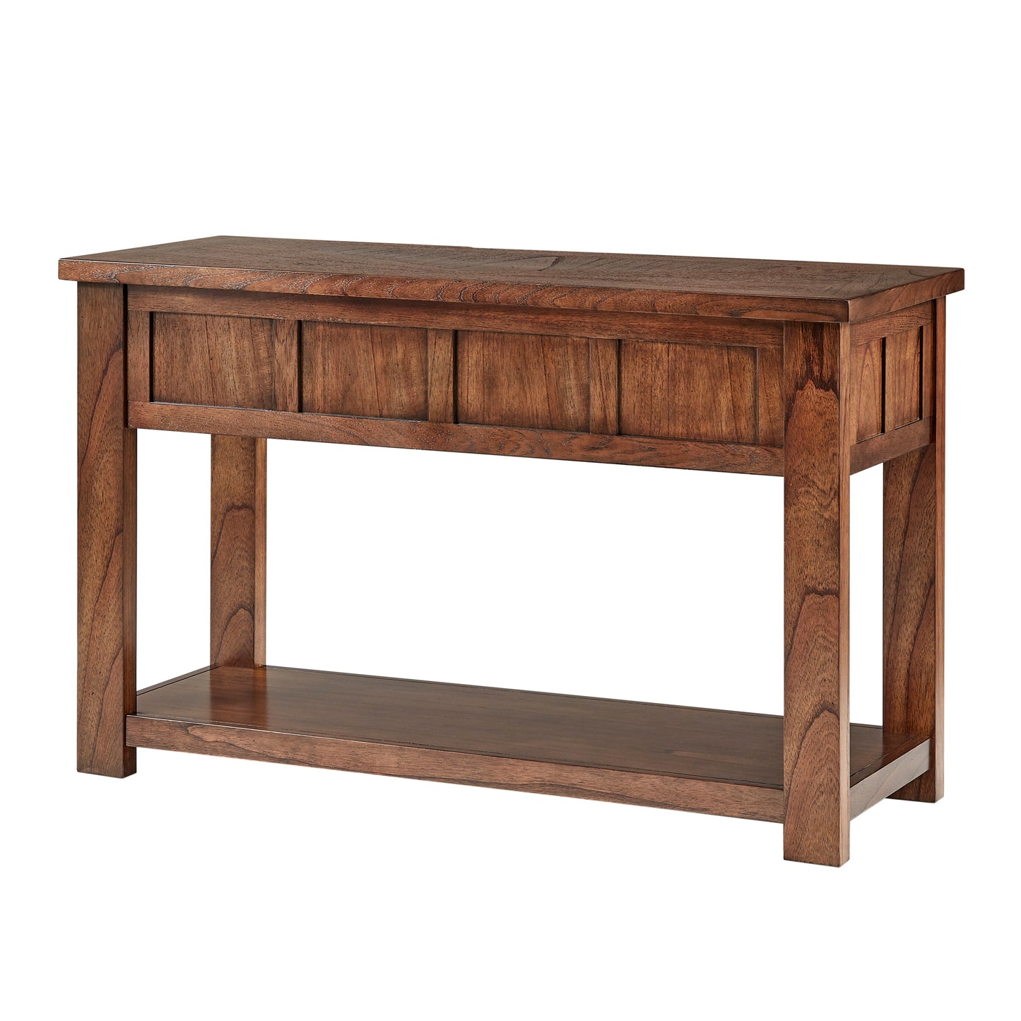 48" Console Table - Brown Cherry Finish