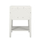 1-Drawer Side Table - White