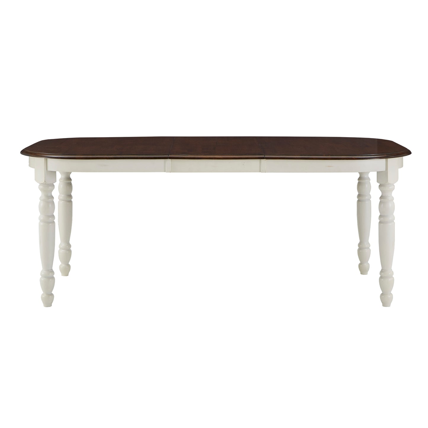 Two-Tone Extending Dining Table - Antique White