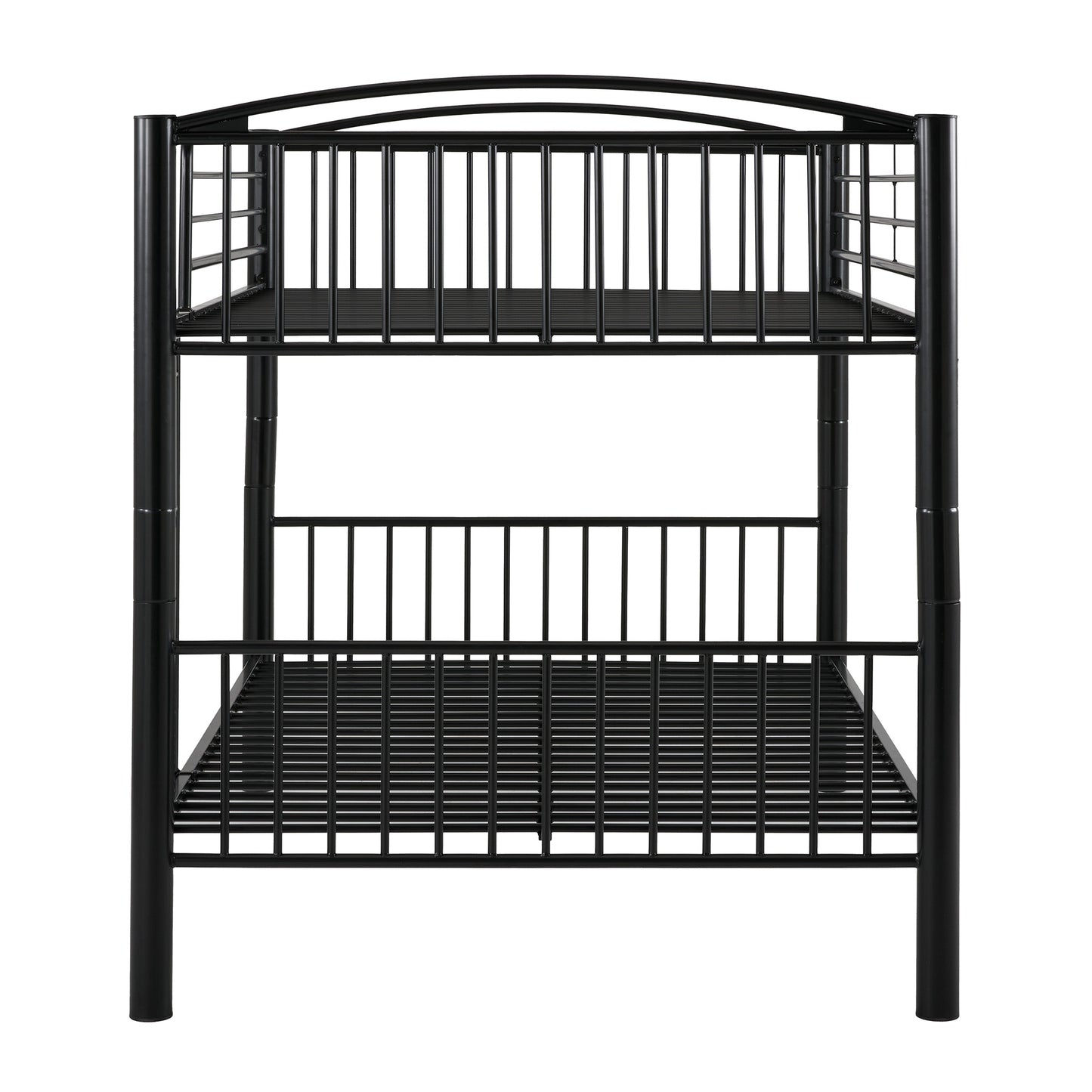 VersaFlex Metal Bunk Bed - Black, Convertible Full over Full