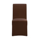 Slipcovered Rolled Back Parsons Chairs (Set of 2) - Brown Slipcover