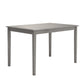 48-inch Rectangular Dining Table - Antique Gray Finish