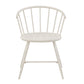 Slope Low Back Windsor Metal Side Chairs (Set of 2) - White