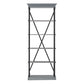 Cornice Etagere Bookcase - Gray Finish