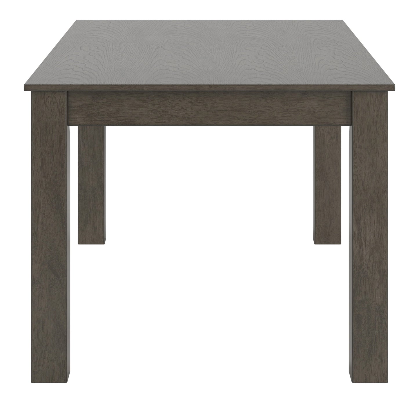 60" Wood Finish Parson Dining Table - Gray