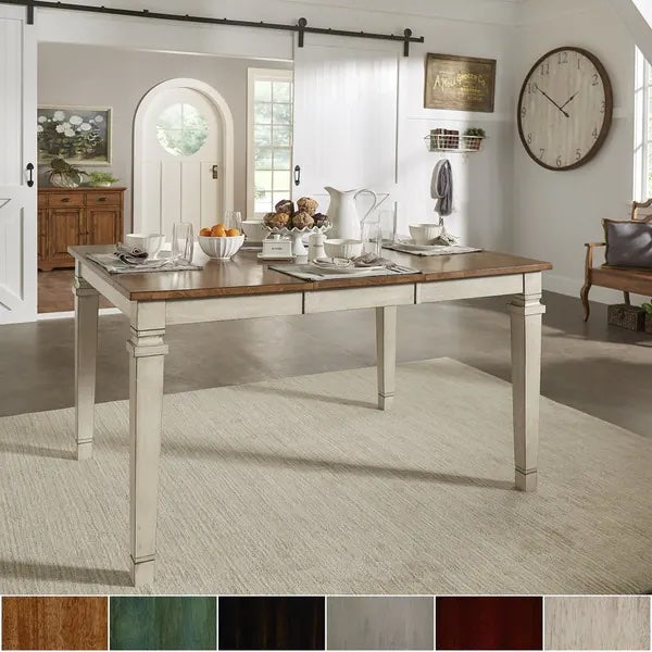 Counter height farmhouse online dining table