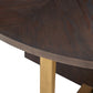 Espresso 54-inch Round Dining Table