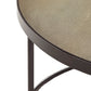 Faux Stingray Round Nesting Coffee Table