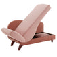 Two-Tone Dark & Light Functional Chaise With 1 Pillow - Pink