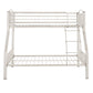 VersaFlex Metal Bunk Bed - White, Twin over Full