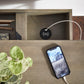 Lift Top Desk with Charging Station - Gray