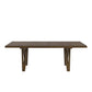 Wood Finish 72"-90" Extendable Dining Table - Walnut