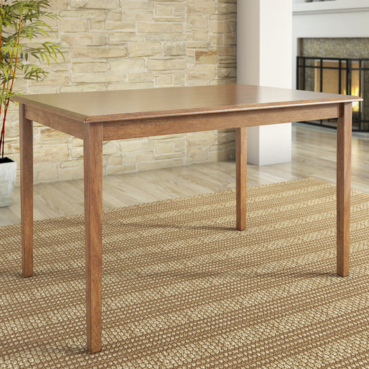 48-inch Rectangular Dining Table - Oak finish