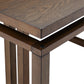 Rectangular Counter Height Dining Table - With One Storage Cabinet