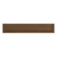 Cornice Triple Shelving Bookcase - Brown Finish