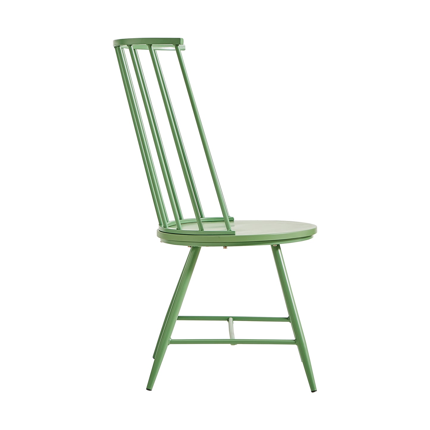 High Back Windsor Classic Dining Chairs (Set of 2) - Meadow Green