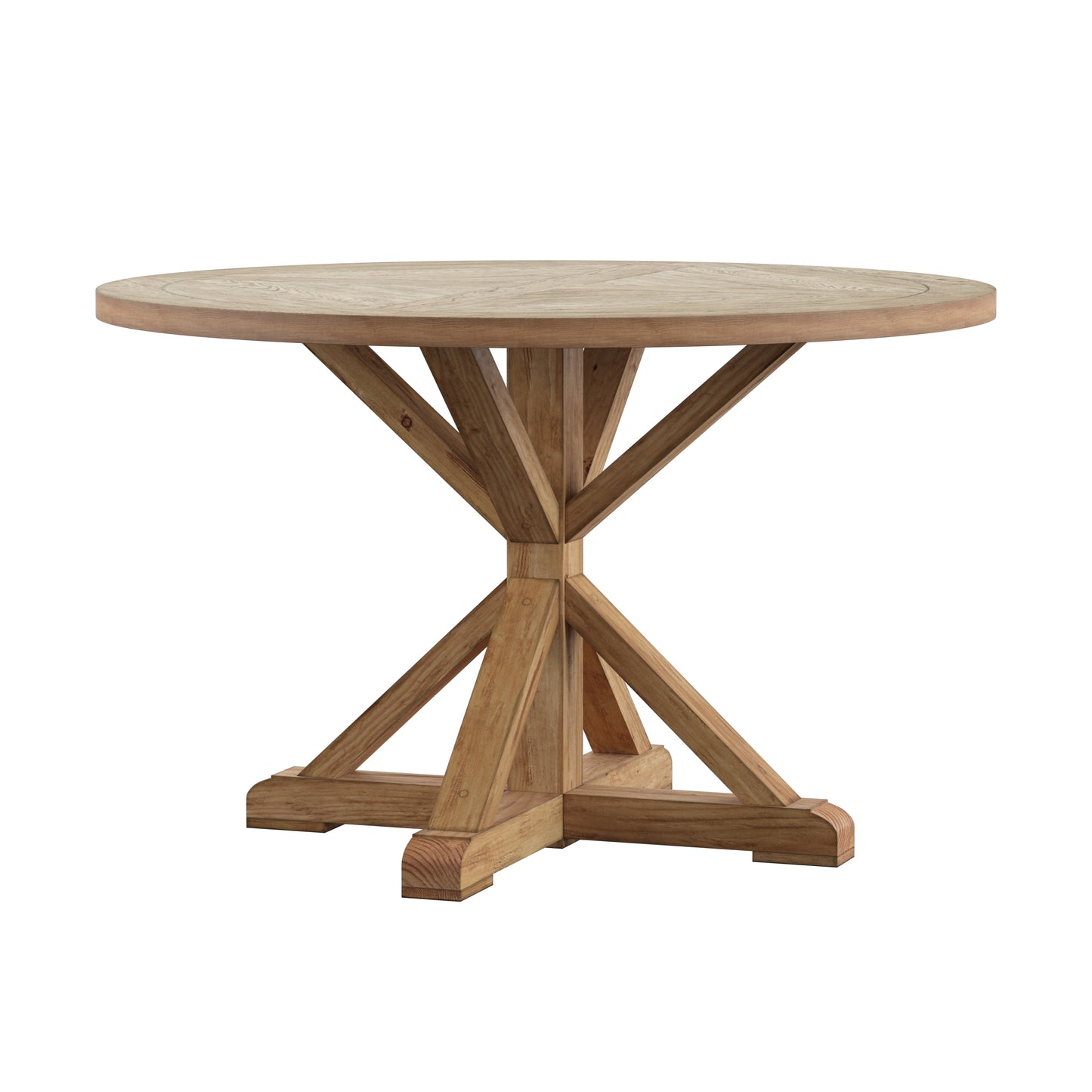 X-Base 48-inch Round Dining Table