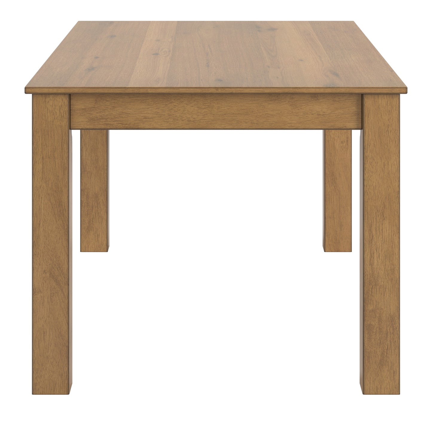 60" Wood Finish Parson Dining Table - Oak Wash