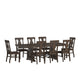 Wood Extendable Dining Set - 9-Piece Set