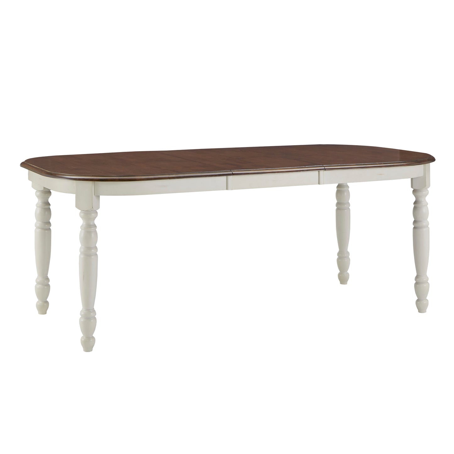 Two-Tone Extending Dining Table - Antique White