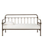 Antique Iron Metal Twin Daybed - Dark Bronze