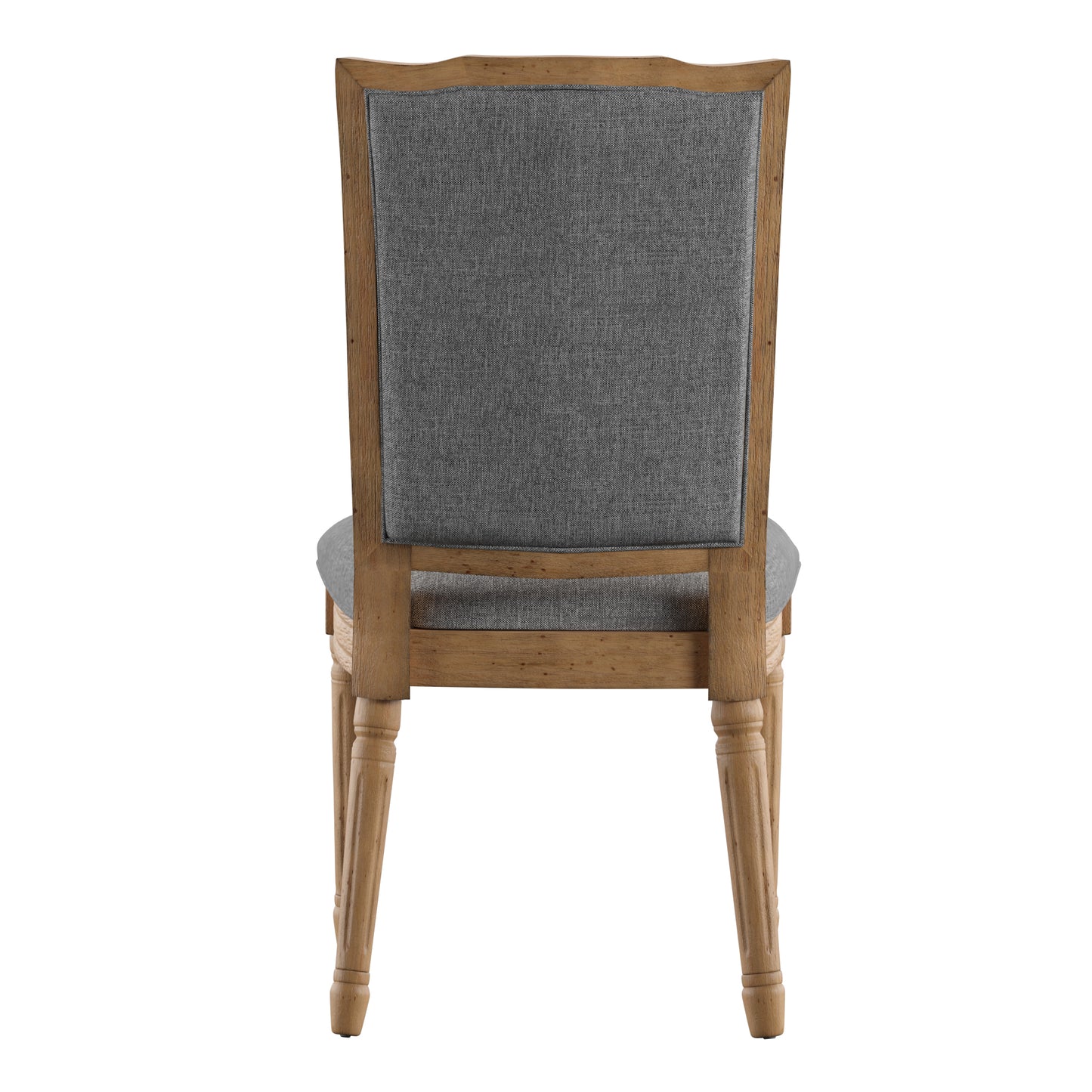 Round 5-Piece Dining Set - Gray Linan, Ornata Chair Backs