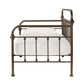 Antique Iron Metal Twin Daybed - Dark Bronze