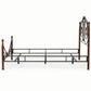 Graceful Scroll Bronze Metal Bed - Full