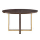 Espresso 54-inch Round Dining Table