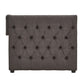 Tufted Nailhead Daybed - Dark Gray Linan, No Trundla