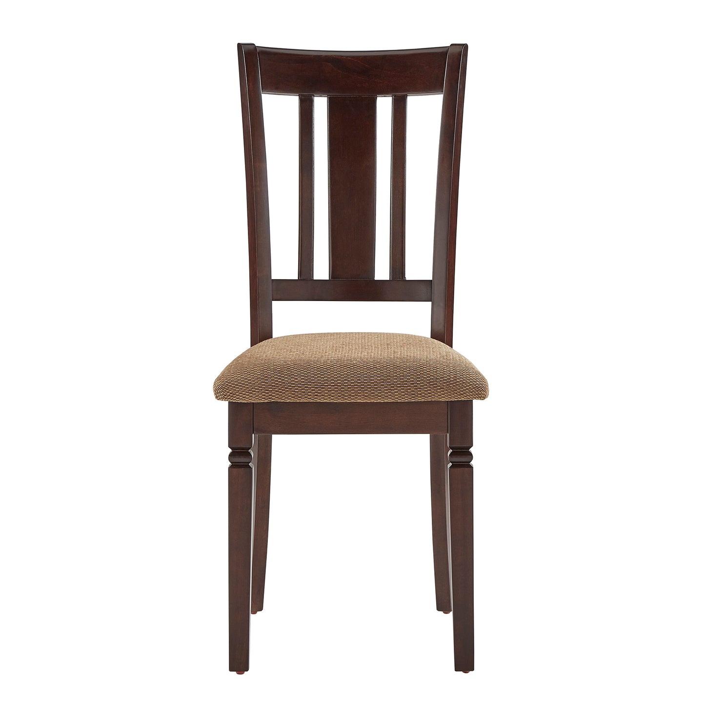 Espresso Finish Upholstered Dining Chairs (Set of 2)