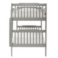 Twin over Twin Bunk Bed - Gray