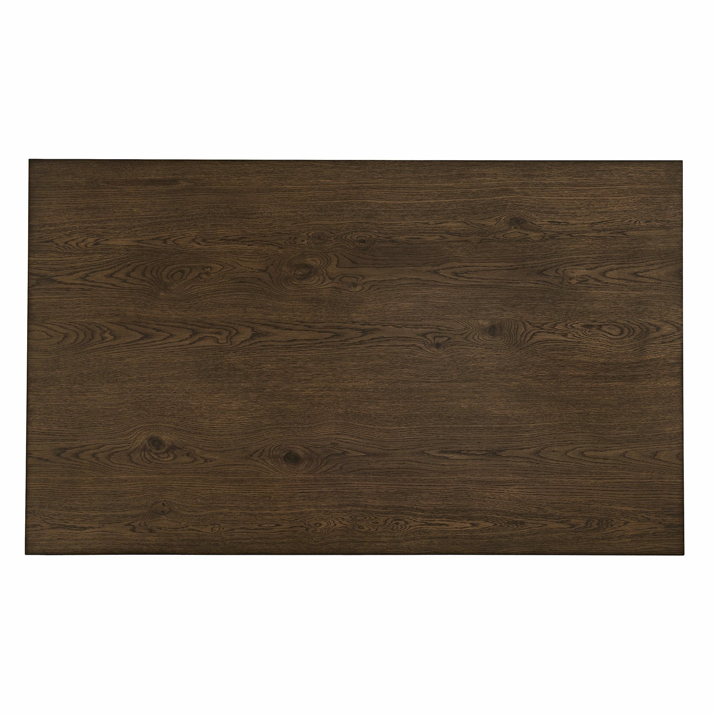 60" Wood Finish Parson Dining Table - Walnut