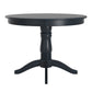 Round Pedestal Base Dining Table - Antique Denim Finish