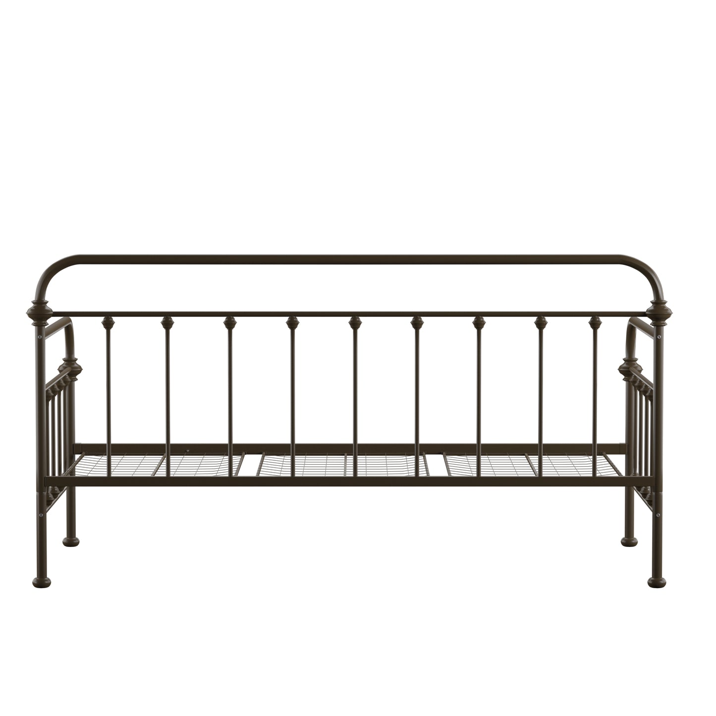 Antique Iron Metal Twin Daybed - Dark Bronze