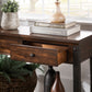 Wood Finish Sofa Table - Dark Cherry Finish