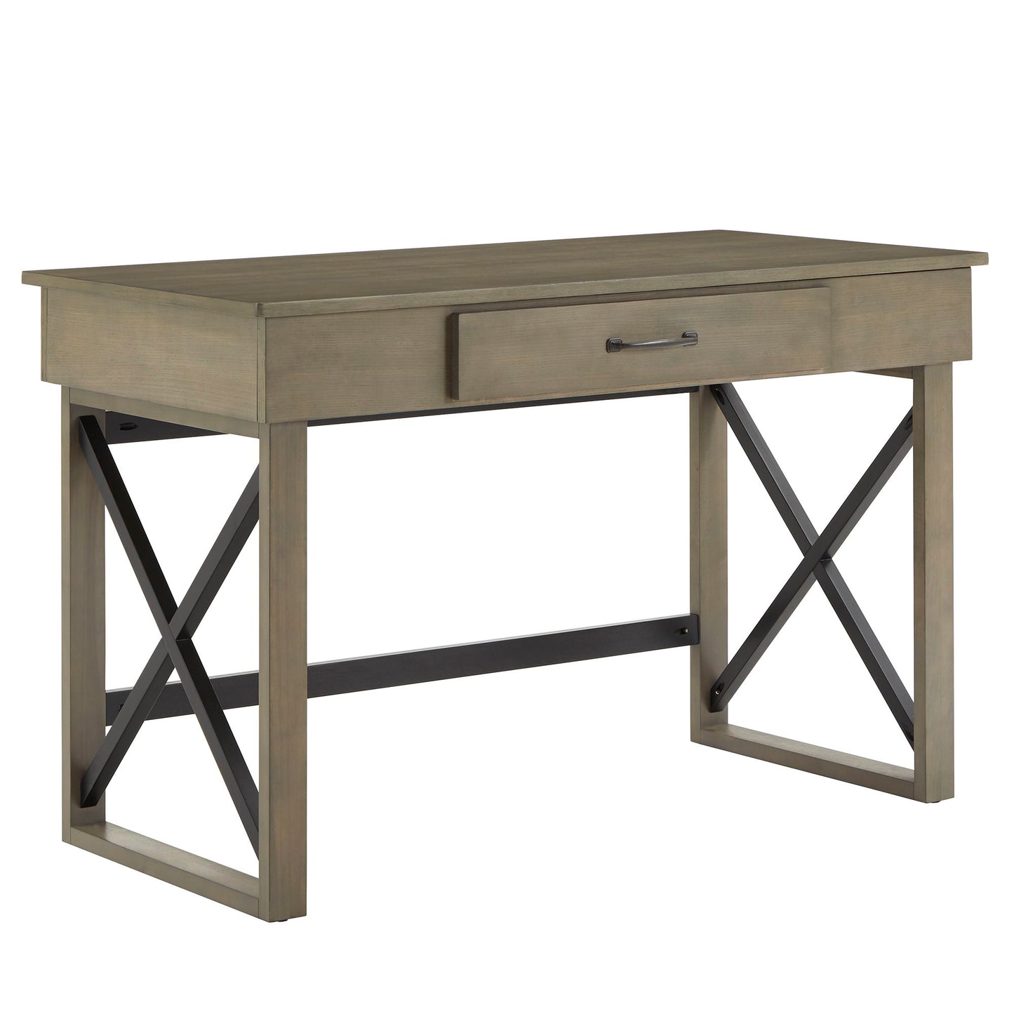 Lift Top Desk with Charging Station - Gray