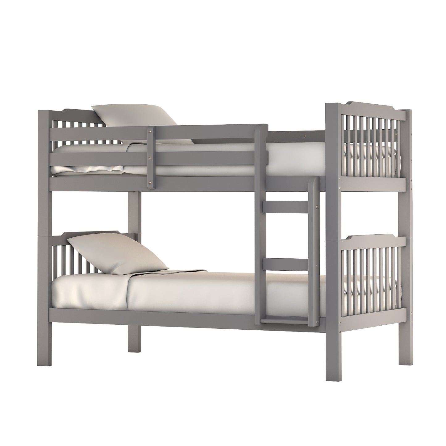 Twin over Twin Bunk Bed - Gray