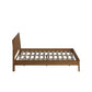 Wood Platform Bed - Oak Finish, King Size