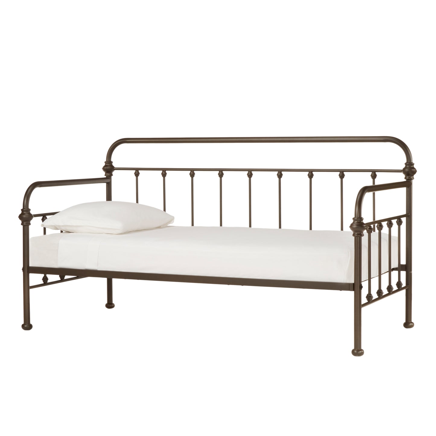 Antique Iron Metal Twin Daybed - Dark Bronze