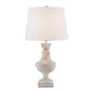 Textured Off-White 1-Light Accent Table Lamp