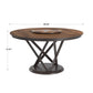 Two-Tone 5-Piece Dining Set with Lazy Susan