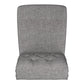 Tufted Rolled Back Bar Height Stools (Set of 2) - Gray