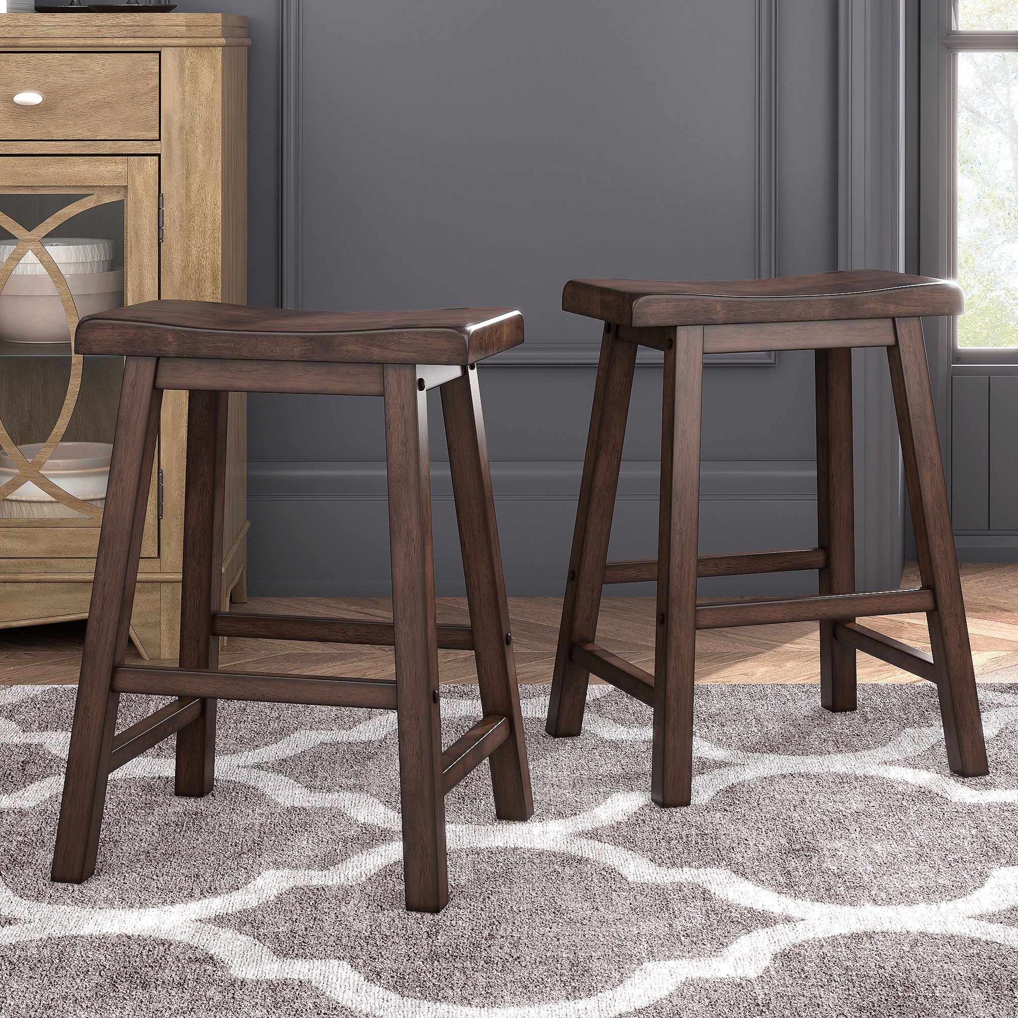 Saddle seat counter discount stool