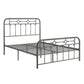 Metal Spindle Platform Bed - Gray, Full Size (Full Size)