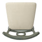 Napoleon Back Wood Swivel Bar Stool - Antique Sage Finish