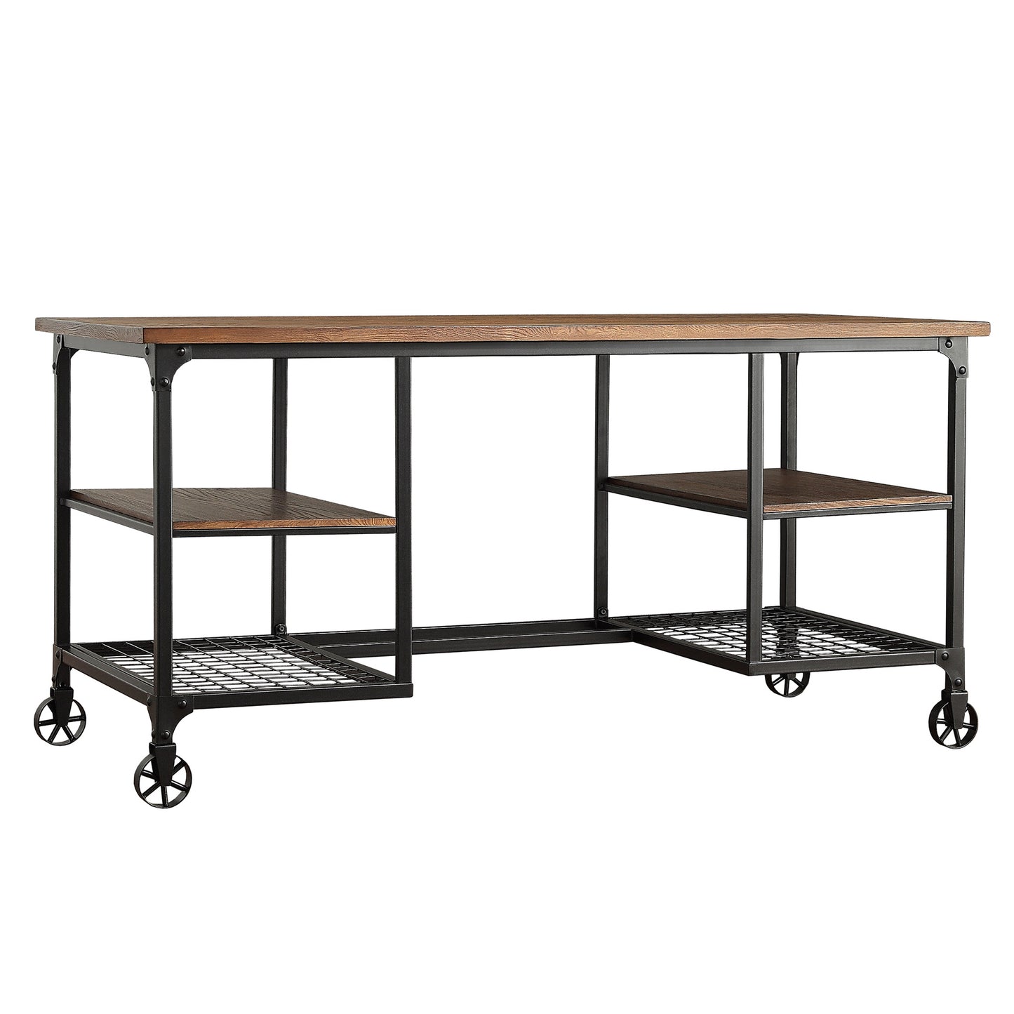 Industrial Modern Rustic Storage Desk